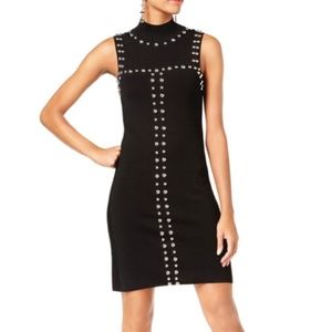 INC - Black Studded Fitted Dress - NWT